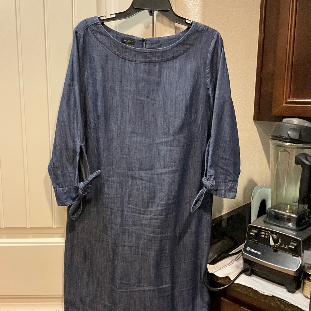 Denim likeTALBOTS shift dress